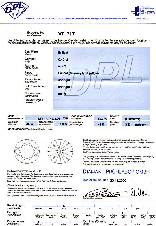 Foto 9 - Diamant 0,40ct Brillant DPL fast Lupenrein VG/VG, D5855