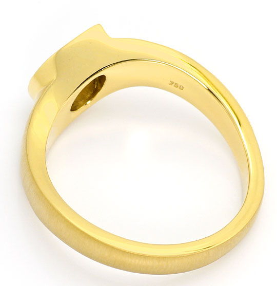 Foto 3 - Diamant Tropfen 0,554ct massiver 18K Designer-Gold-Ring, R5481